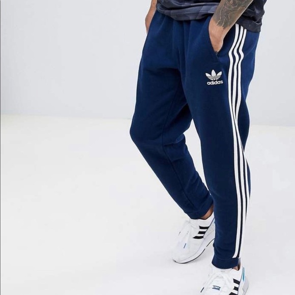 adidas originals tracksuit navy